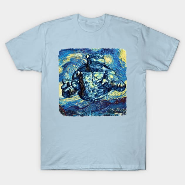 TMNT Ninja Turtles Van Gogh Style -3 T-Shirt by todos